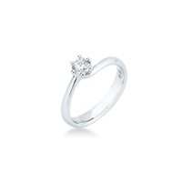 Anneau Mirco Visconti Femme Solitario in Or blanc Diamante Z646/30